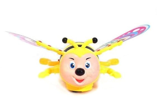 Little Bee Musical Bee Toy With Flashing Lights & Bump And Go Action Toys ( Random Color )