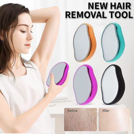 Bleame Crystal Hair Eraser – Painless Exfoliation Hair Removal Tool For Arms Legs Back – Apply To Any Part Of The Body – China (random Color)without Box