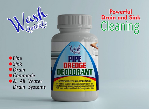 Pipe Dredge Deodorant – Quick Wash Sink And Drain Cleaner (100g)