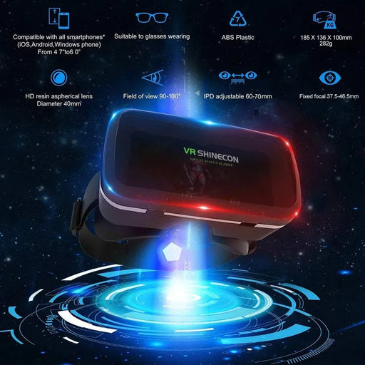 Vr Box – 3d Virtual Reality Box. With Remote ( Black )